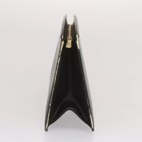 LOUIS VUITTON Epi Trousse Crete Clutch Bag Black M48402 LV Auth 68357 - Picture 5 of 14